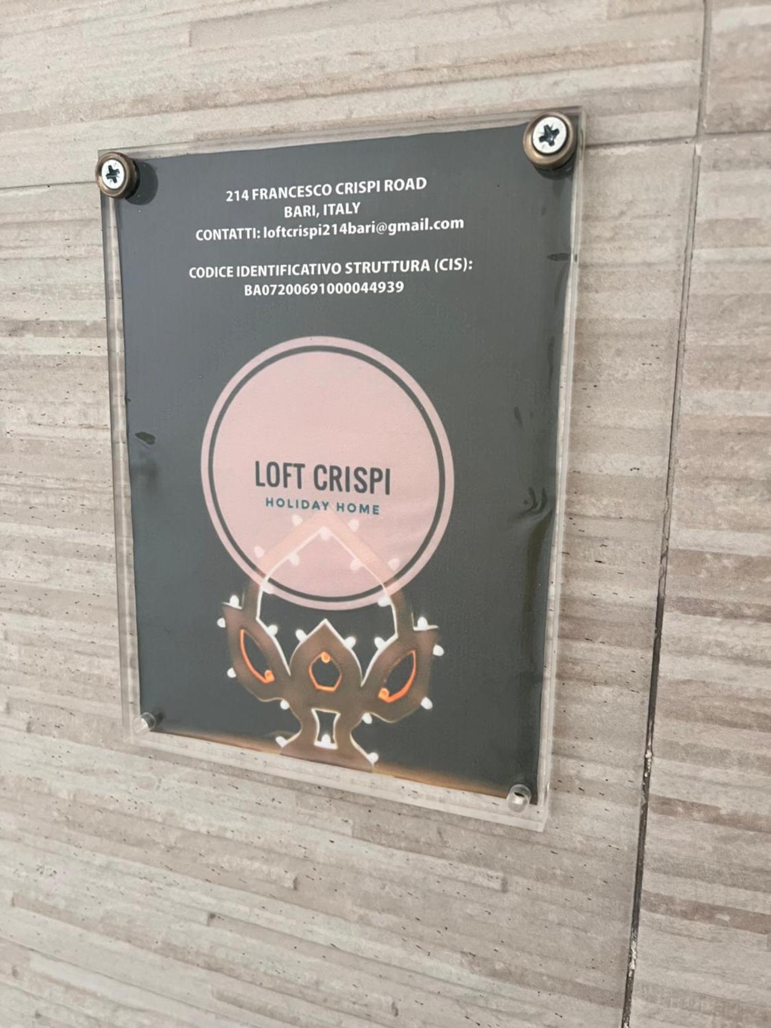 הוילה בארי Loft Crispi מראה חיצוני תמונה